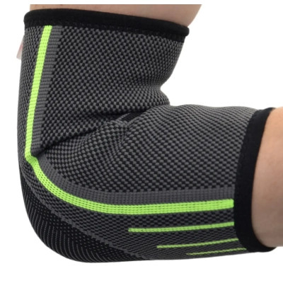 Фіксатор ліктя MadMax MFA-283 3D Compressive elbow support Dark grey/Neon green S (MFA-283_S) Вінниця - фото 7