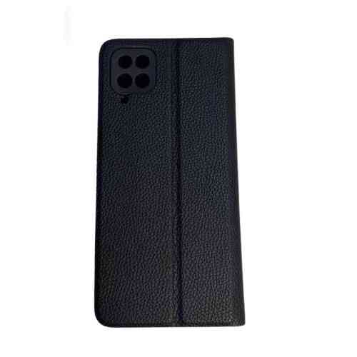 Чехол книжка Samsung A12 A125 M12 M125 подставка (черный) Одесса