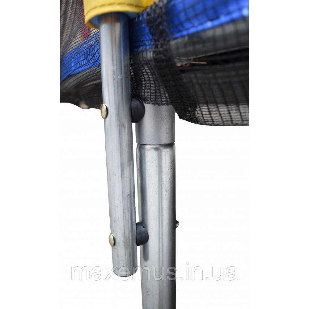 Батут детский Atleto 252 см с внутренней сеткой и лестницей Multikolor (нагрузка до 100 кг) Мостиска - изображение 14