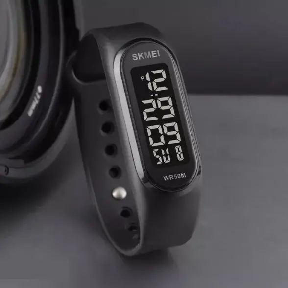 Наручные часы браслет Skmei 1666 (Черные с черным циферблатом) Винница - изображение 7