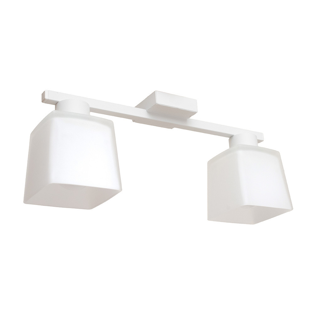 Люстра потолочная на два плафона MSK Electric Sakura под лампы Е27 белая NL 16510-2 WH Одесса - изображение 3