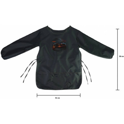 Фартук для творчества Maxi зі спинкою та рукавами, 58*41 см, сір (MX61491-10) Винница - изображение 2