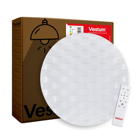 CELL зоряне небо 80W 480*70мм 3000K-6500К з ДК 1срібло Дніпро