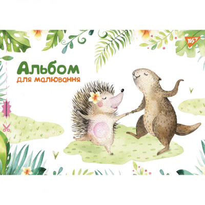 Альбом для рисования Yes А4 12л/100 скоба с перфорацией для девочки (130553) Винница - изображение 3