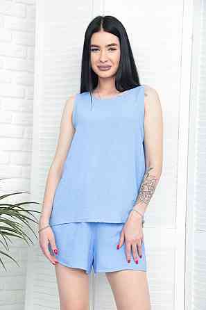 Літній костюм "Ender" оптом | Розпродаж моделі Блакитний, 42-44 Київ