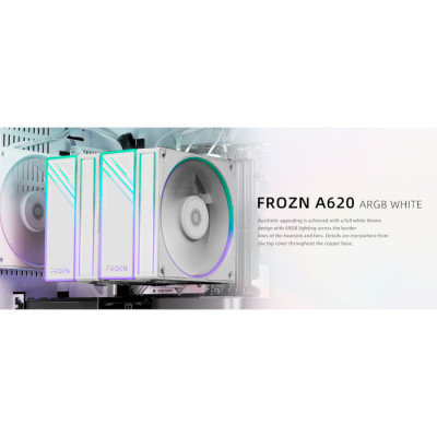Кулер до процесора ID-Cooling Frozn A620 ARGB White (FROZN A620 ARGB White) Вінниця - фото 2