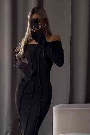 Женское силуэтное макси платье с длинным рукавом вискоза 46/48 Одесса