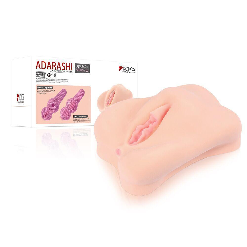 Мастурбатор-вагина двухслойный Kokos Adarashi -2 Double Layer Sex Aura Киев - изображение 6