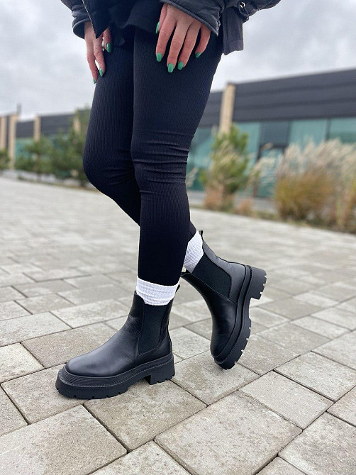 Zemira Черевики жіночі ZEMIRA 607/21181 чорні (зима, шкіра натуральна) (5325) 36-39 37 Коломия - фото 4