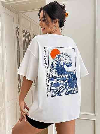 Футболка жіноча з принтом  44 Біла 2634324767 Дніпро