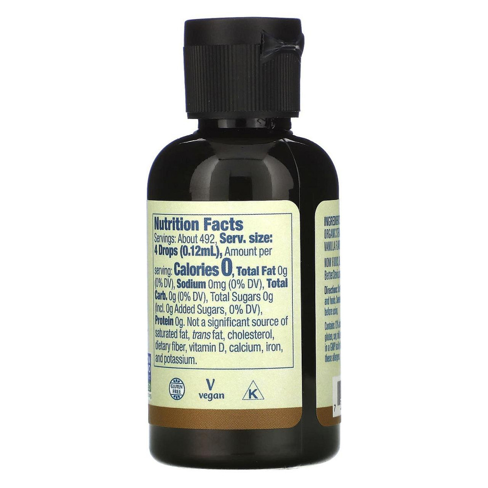 Стевія Now Foods Better Stevia 59 мл ваніль Київ - фото 2