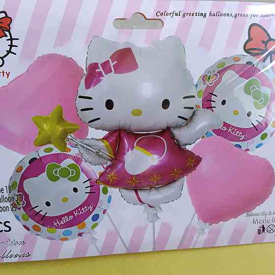 Набір повітряних куль Hello Kitty (5 предметів) Київ