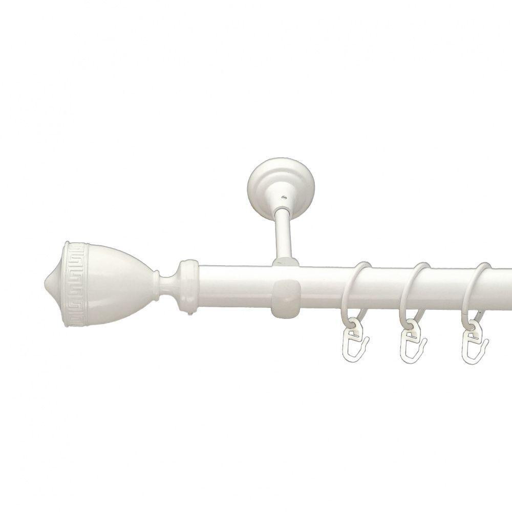 Карниз Orvit Афіна металевий однорядний відкритий Арктіс 25 мм 160 см (00-00010366) Львів - фото 1