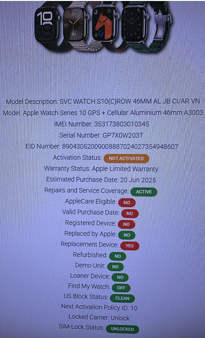 Apple Watch 10 46mm Jet Black LTE New. Київ - фото 1