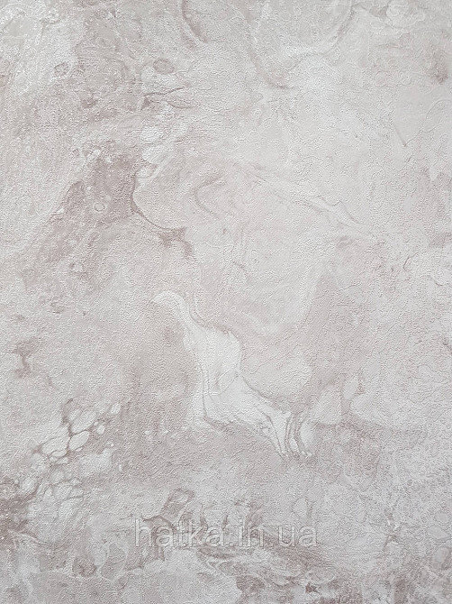 Шпалери вінілові на флізеліні гарячого тиснення DU&KA 1.06х10 вензель основа під штукатурку сірі коричневі Київ - фото 1