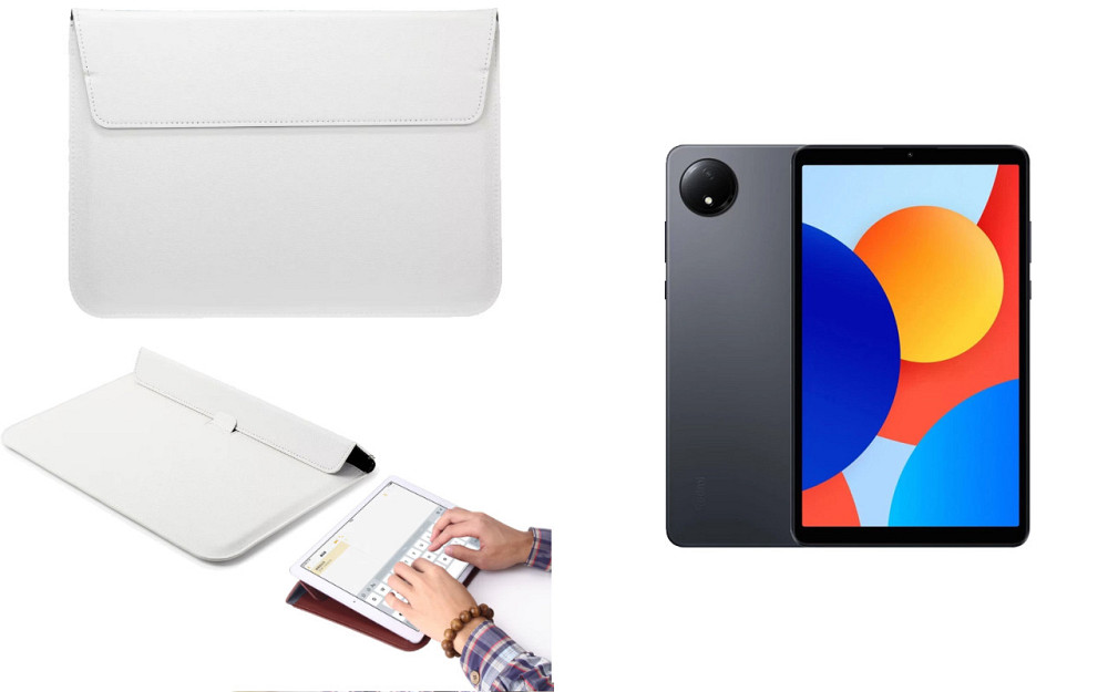 Чохол-конверт VitoCase для Xiaomi Redmi Pad SE 8.7, з функцією підставки для планшета Білий Київ - фото 1