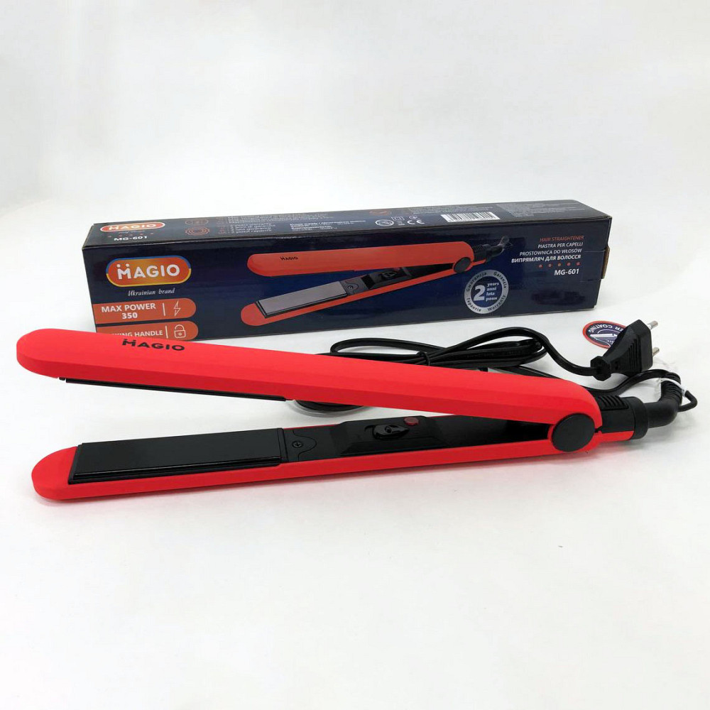 Утюжок с регулятором температуры, Топ выпрямитель для волос, Широкий утюжок для выпрямления волос BM-64 Львов - изображение 9