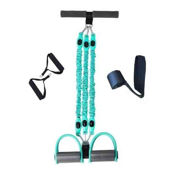 Тренажер эспандер многофункциональный для фитнеса,голубой Каменец-Подольский