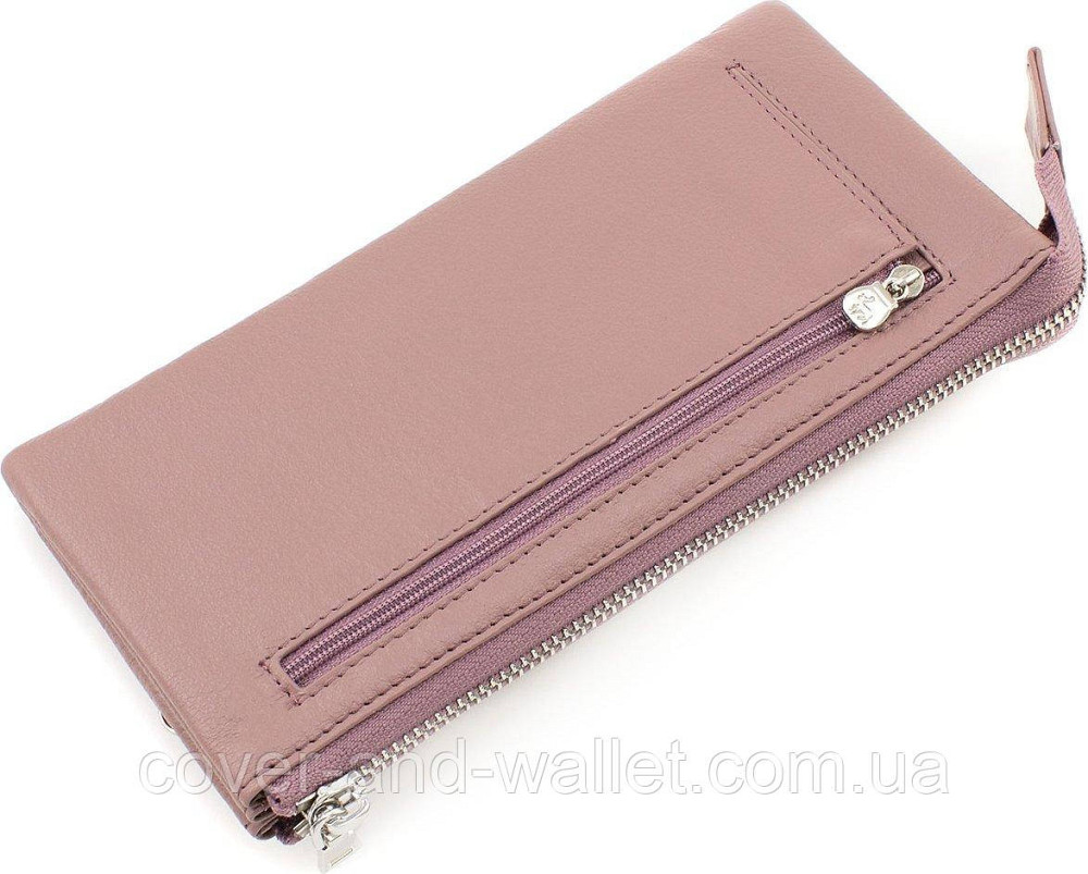 Модний жіночий гаманець-клатч з натуральної шкіри на змійці Marco Coverna MC 6052 Київ - фото 2