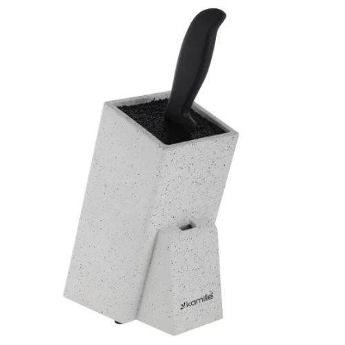 Підставка для ножів 10,6*10,6*25,7см з наповнювачем 7614 KAMILLE Житомир - изображение 11