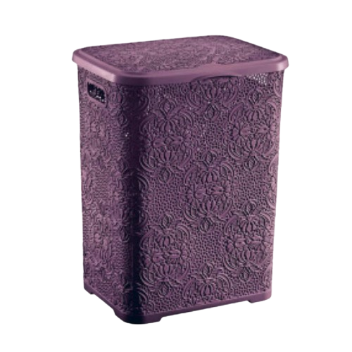 Кошик для білизни 60л 42,5*37*56,3см вишневий Lace ELIF Житомир