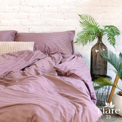 Постільна білизна Tiare 73 Сатин Страйп Кольоровий двоспальний (73_Stripe_dv) Вінниця - фото 2