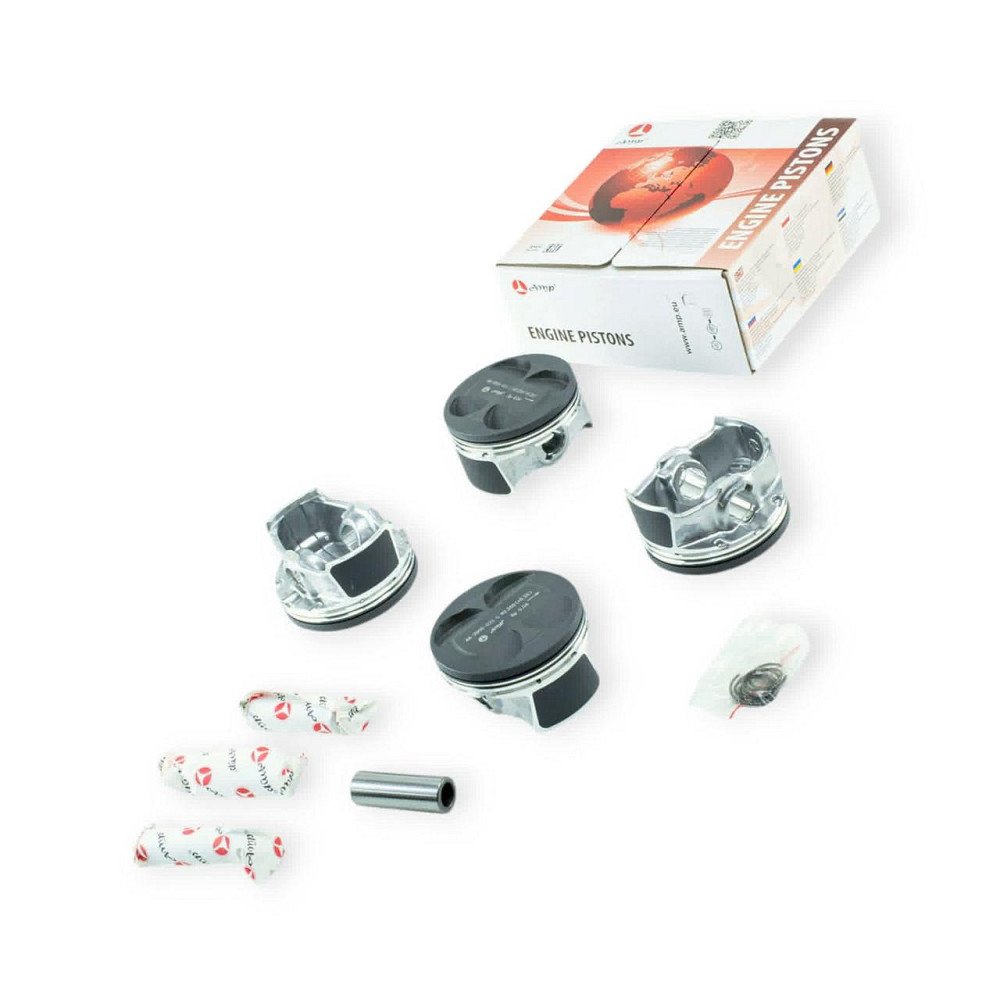 Поршня AMP (82,75) +пальцы анодированные 21126 Мукачево - изображение 1