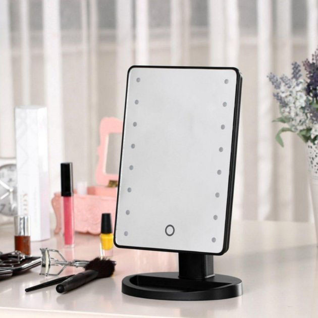 Дзеркало з Led підсвічуванням, Красиве дзеркало для макіяжу Косметичне зі збільшенням US-54 Львів - фото 3