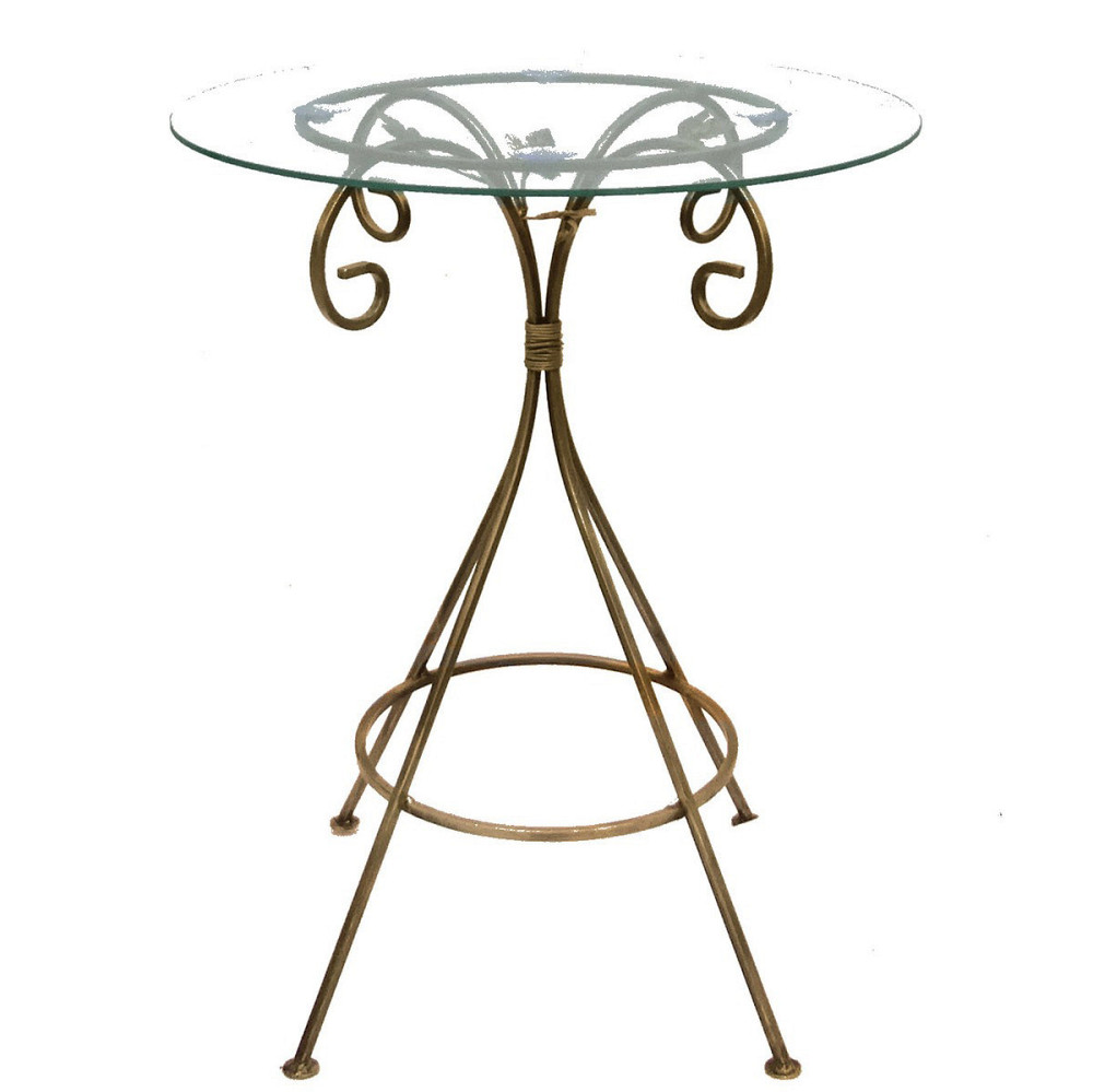 Столик журнальний кований круглий великий M-054 Київ - фото 1