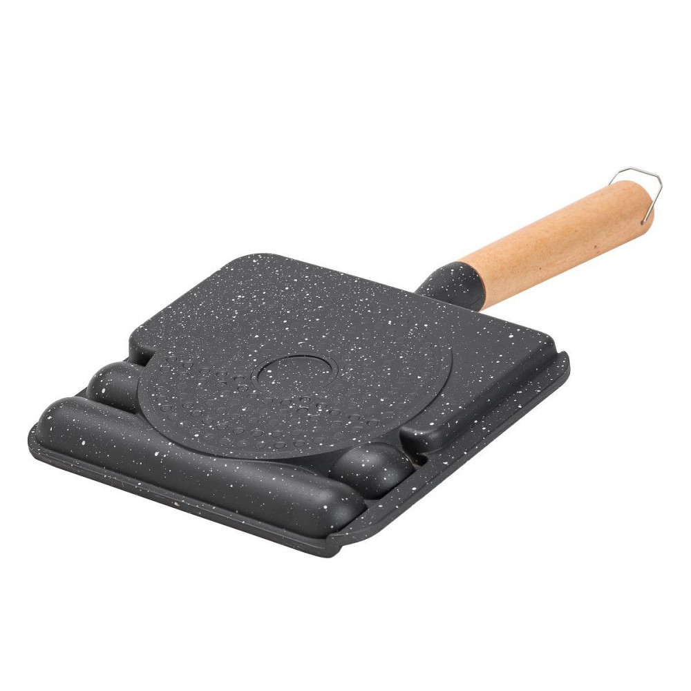 Сковорода прямокутна на 3 секції з антипригарним покриттям сіра HP39572C Київ - фото 4