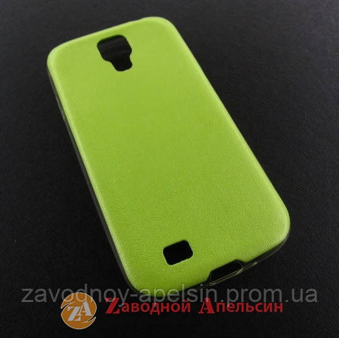 Samsung i9500 S4 защитный чехол кожа green Одесса - изображение 1
