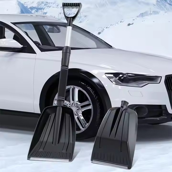 Лопата автомобільна для прибирання снігу алюмінієва розбірна.Лопата телескопічна в авто для прибирання снігу Кам'янець-Подільський - фото 2