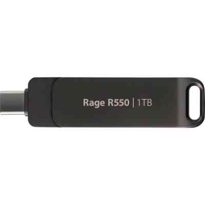 USB флеш накопичувач Patriot 1TB Rage R550 Matte Black USB 3.2/Type-C (PE1TR550DSAD) Вінниця