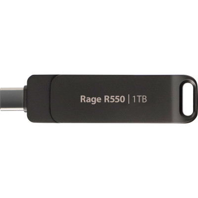 USB флеш накопичувач Patriot 1TB Rage R550 Matte Black USB 3.2/Type-C (PE1TR550DSAD) Вінниця - фото 1