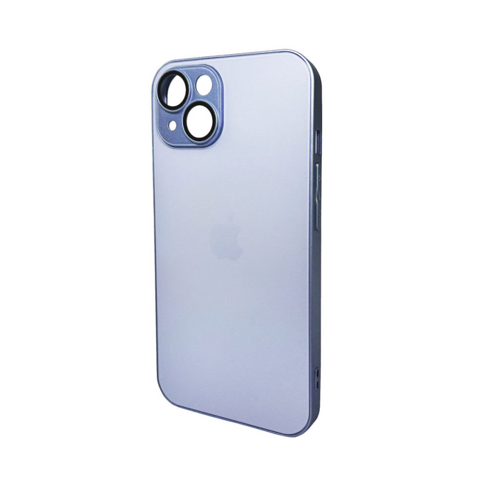 Чохол для смартфона AG Glass Matt Frame Color Logo for Apple iPhone 15 Sierra Blue Київ - фото 1