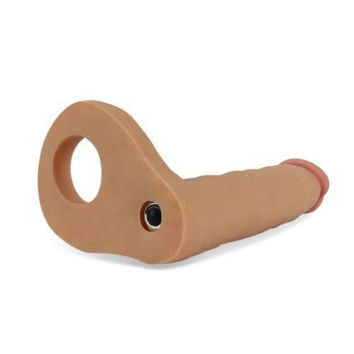 Насадка для подвійного проникнення - The Ultra Soft Double Vibrating 6.25 " Sex Aura Київ - фото 2