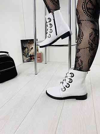 Mioli Жіночі черевики MIOLI білі натуральна шкіра висота 14см розмір 37р.38р.39р. (3148) Коломыя