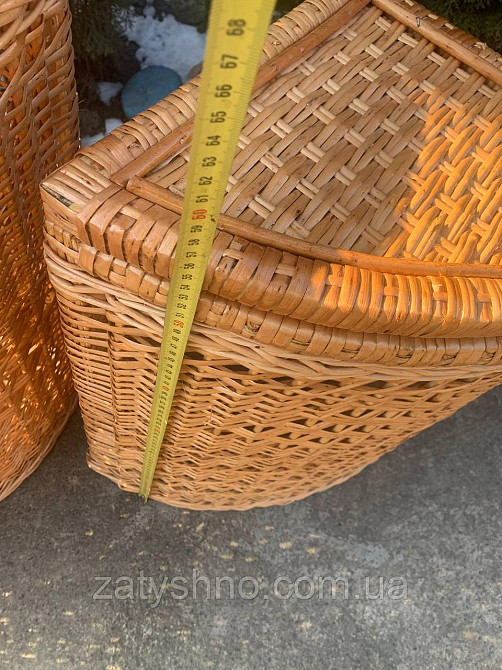 Корзины плетеные угловые из лозы для белья Киев - изображение 5