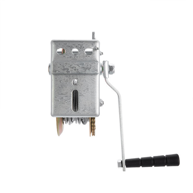 Лебідка важільна барабанна, тягове зусилля 450 кг, сталевий трос INTERTOOL GT1454 Київ - фото 5