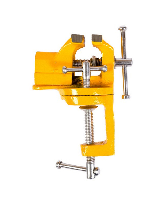 Лещата слюсарні поворотні MASTERTOOL 40 мм кріплення на струбціні 07-0200 Коломыя - изображение 3