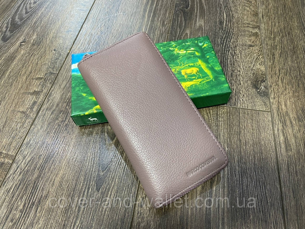 Женский пудровый кошелёк клатч на молнии из натуральной кожи Marco Coverna MC-7002-6 Киев - изображение 4