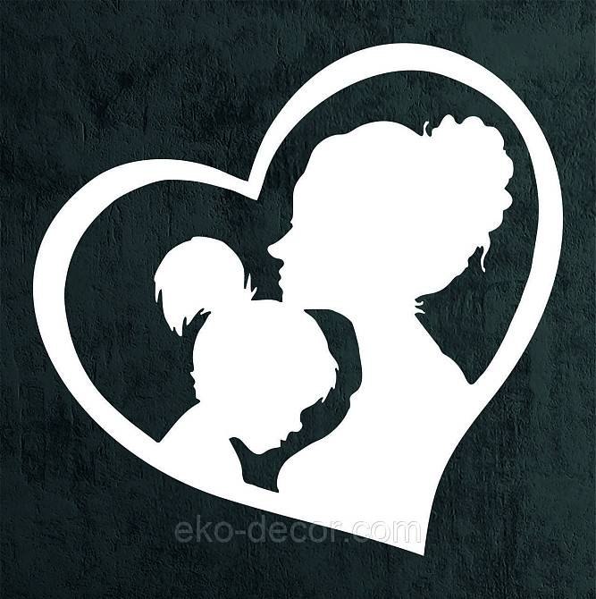 Декоративное настенное Панно «Мать и дитя», Декор на стену 90*86 см, Белый Киев - изображение 7