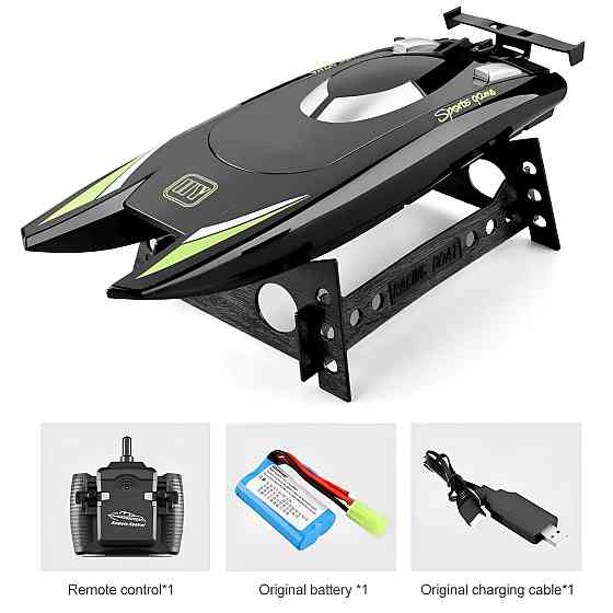 Катер на радиоуправлении RESTEQ, скоростная игрушечная яхта для детей и взрослых с пультом управления, водонепроницаемая RC-лодка Киев