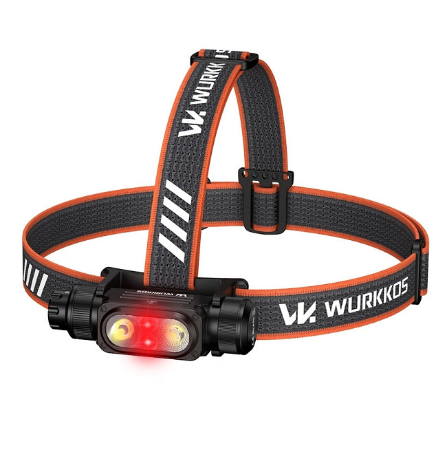 Налобний ліхтар Wurkkos HD17 SST40 2500 лм 220 м Magnet EDC USB-C АКБ 3000 mAh (червоне світло) Вінниця - фото 1