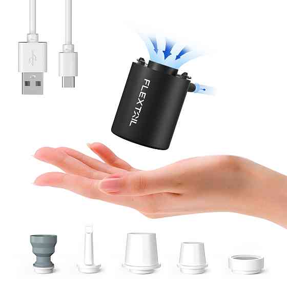 Насос кемпінговий Flextail Tiny Pump, чорний Киев