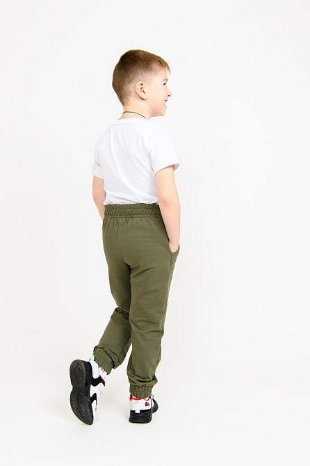 Бруки дитячого та юнацького спорту, хакі 164 Крохатушка одяг Київ - фото 4