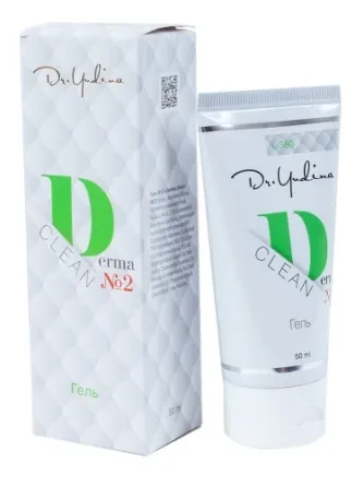 Гель лікувальний №2 для обличчя Derma-Clean  Dr. Yudina 50 мл Дніпро