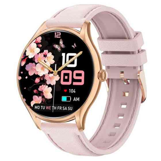 Жіночий розумний наручний годинник Smart Milano Gold Rubber 2 ремінці Вінниця