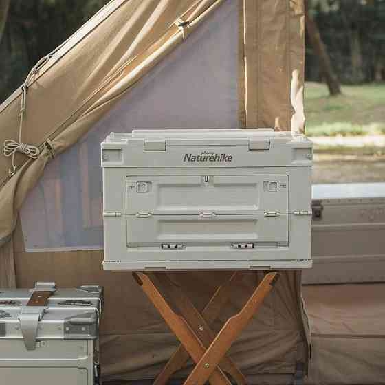 Туристический складной контейнер Naturehike NH20SJ036 80л (Серый) Винница