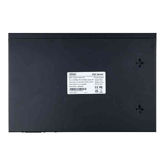 PoE комутатор 16 портів SEVEN P-73216G-SFP (POE: 16, UP: 2G+1SFP) Київ